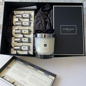 Jo Malone London Cologne Spray (5 0.3oz bottles) & Candle Box Set